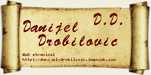 Danijel Drobilović vizit kartica